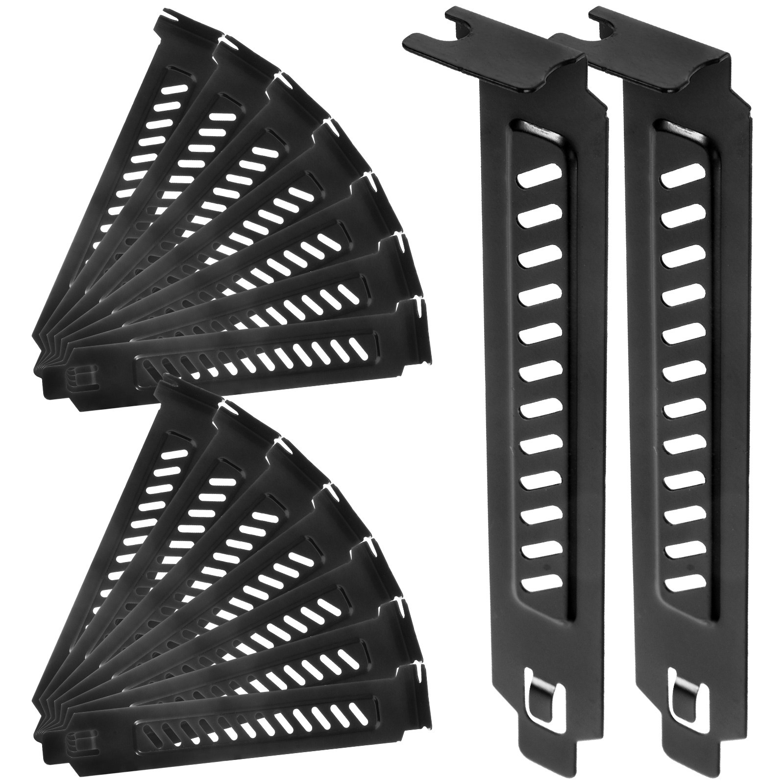Dust Filter Pc - 30Pcs Black Ventilated Pci Slot Covers