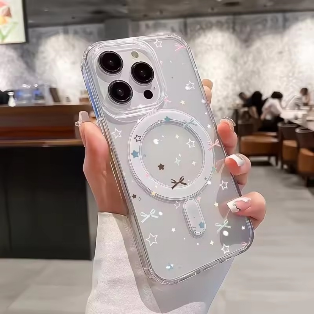 Star Bow Print Clear Phone Cas - Mini Pc Case recension och pris