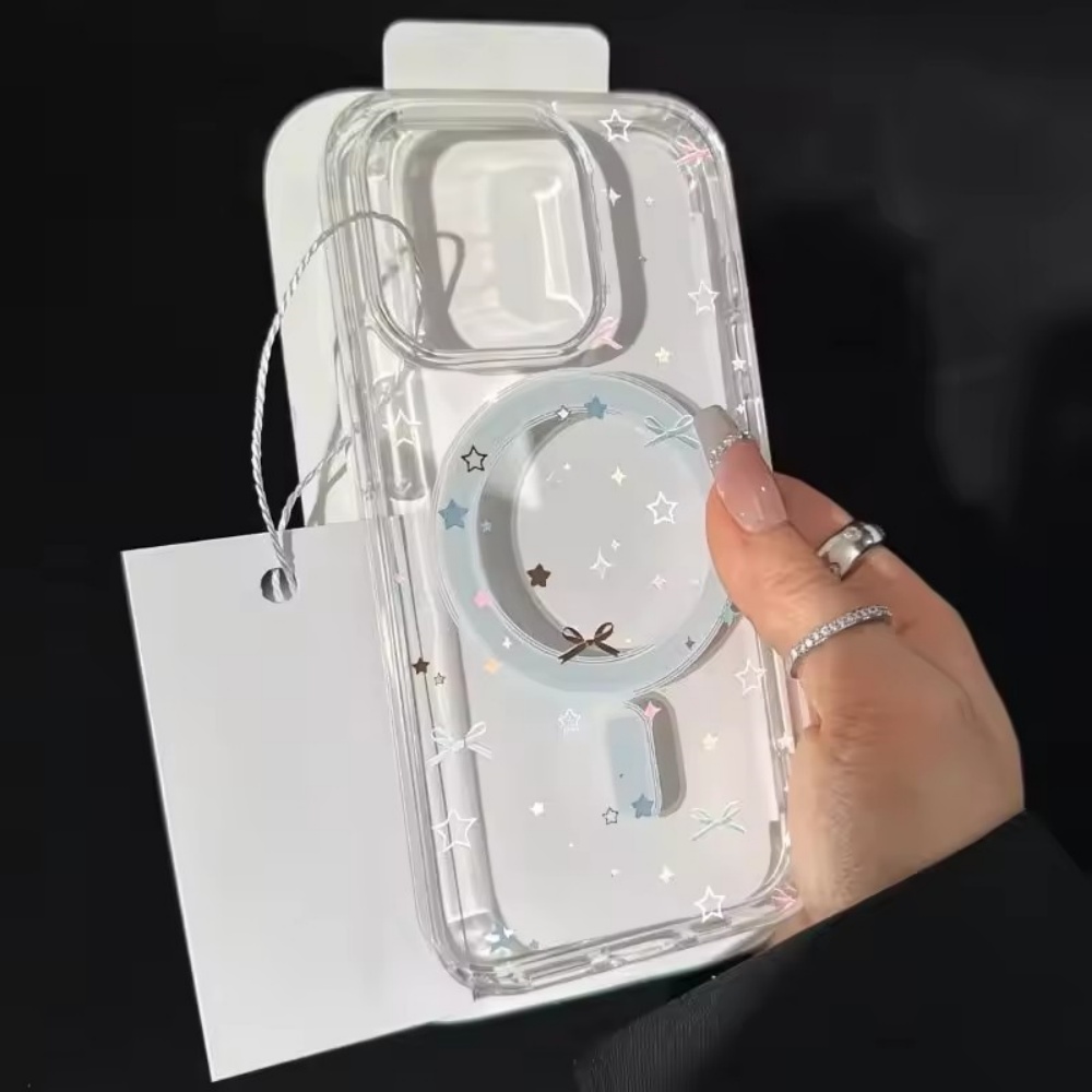 Star Bow Print Clear Phone Cas - Mini Pc Case recension och pris