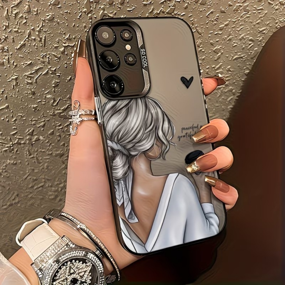 Peaceful Grateful Girl Print P - Matte Pc Case recension och pris